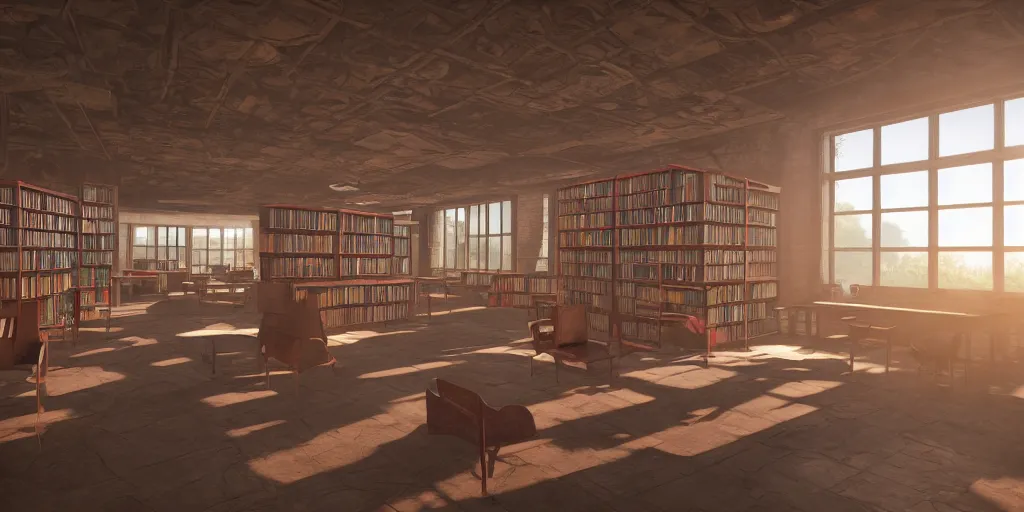 Nalanda University Library, Unreal 5, Hyperrealistic, | Stable ...