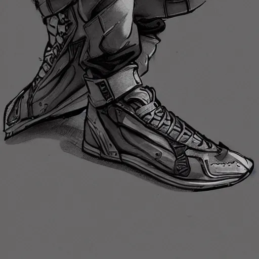 Image similar to sneaker concept art, steampunk, sharp focus, illustration, concept art by tooth wu