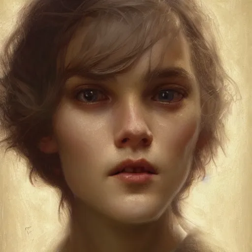 Image similar to a simple face highly detailed, dim volumetric lighting, 8k, post-processing, soft painting, trending on artstation, concept art, smooth, sharp focus, illustration,by Tom Bagshaw and Daniel Gerhartz and Albert Aublet and Lawrence Alma-Tadema and alphonse mucha