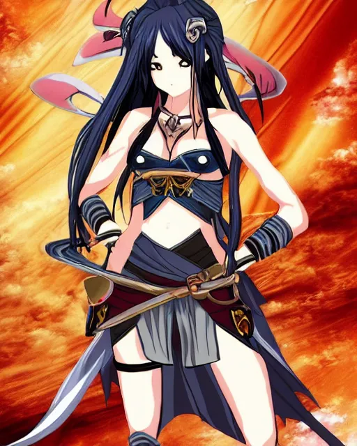 Image similar to fantasy anime female warrior | pinterest