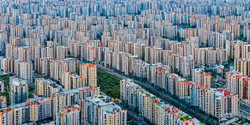 Prompt: bird's eye view photograph of a highrise Russian city, apartments, no watermarks, extremely detailed photography