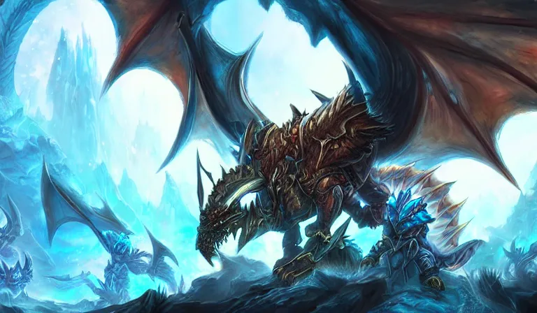 World of Warcraft Dragonflight splash art, artstation, | Stable ...