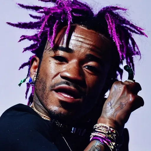 Image similar to a bite sized lil uzi vert