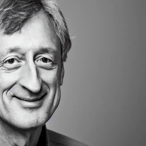 Image similar to portrait photo still of geoffrey hinton, 8 k, 8 5 mm f 1. 8