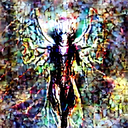 Image similar to cyber dragon angel pimp