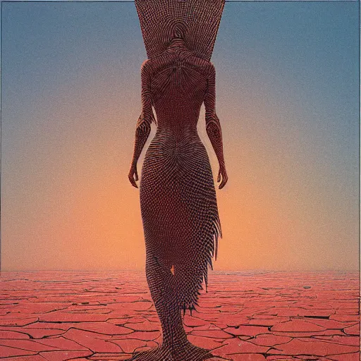 Prompt: textures silhouettes album cover designed by Jean Giraud, Moebius, Beksinski