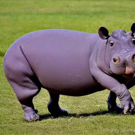 Prompt: hippo dog