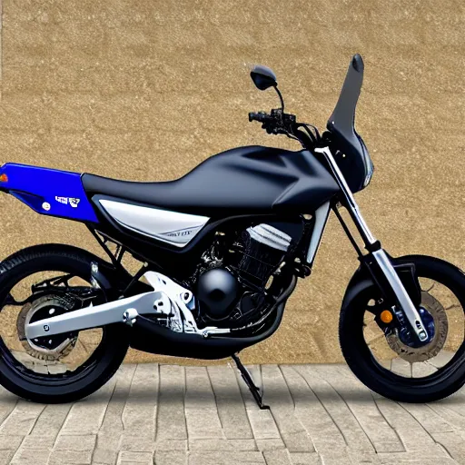 Prompt: yamaha xz550 motorcycle with fairing, award winning, 8k