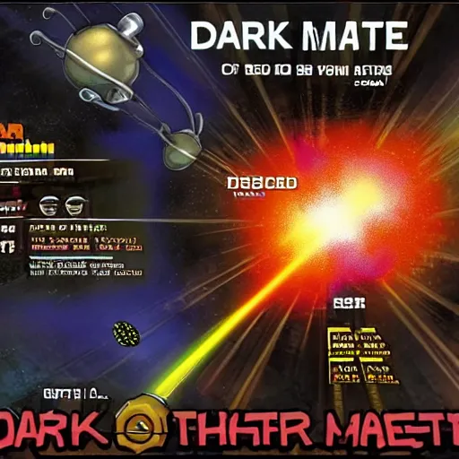 Image similar to dark matter bomb.