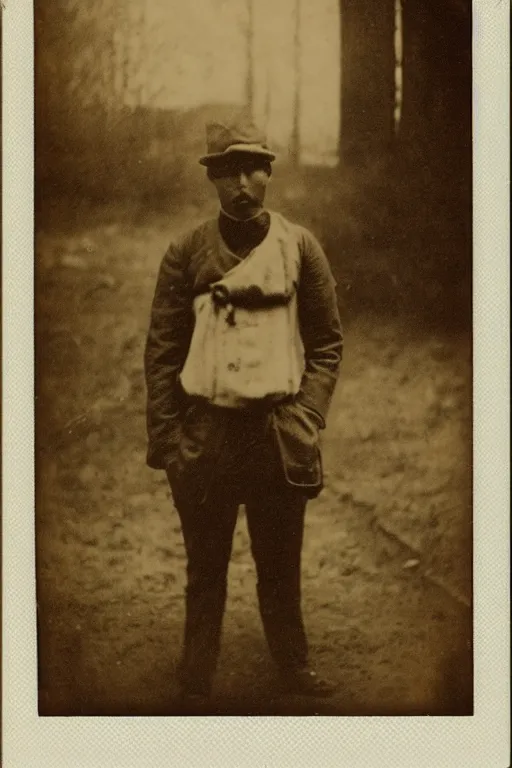 Image similar to bogotazo, 1 9 1 0 polaroid photo