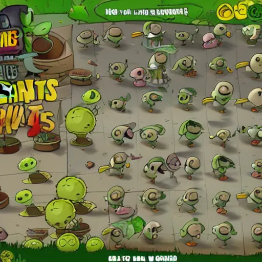 Image similar to concept art of new plants vs zombies plant detailed