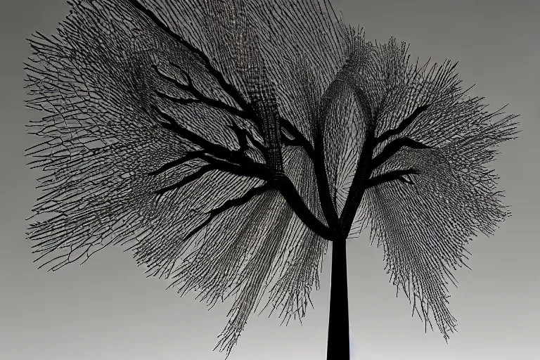 Image similar to wire tree, by kevin iris