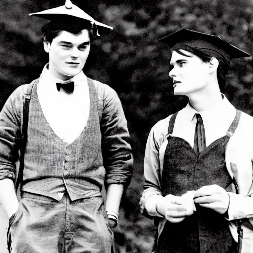 Image similar to Gilbert Blythe and johnny deep as college students