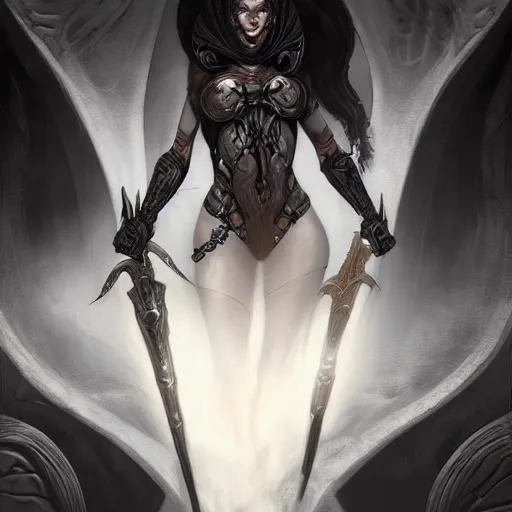 Prompt: beautiful female sith, intricate detail, royo, vallejo, frazetta, giger, whealan, hd, unreal engine,