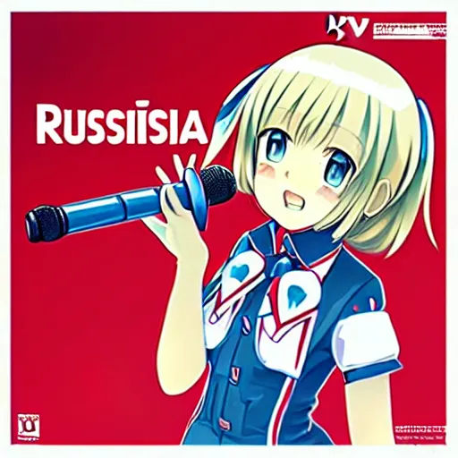 Prompt: vocaloid katyusha, russian vocaloid, vocaloid official box art