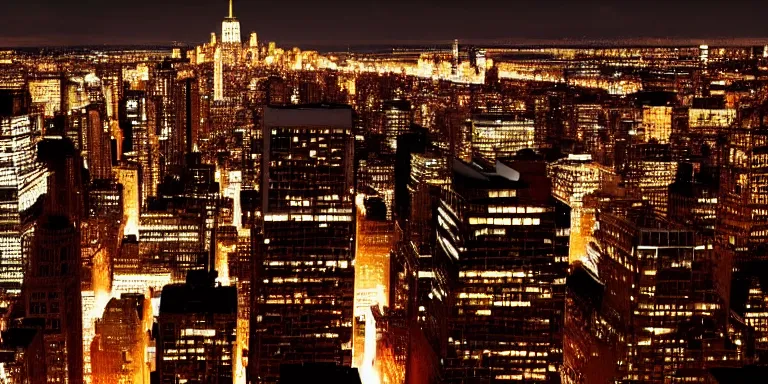 Image similar to Timelapse cinematography of NYC at night in the style of the film KOYAANISQATSI