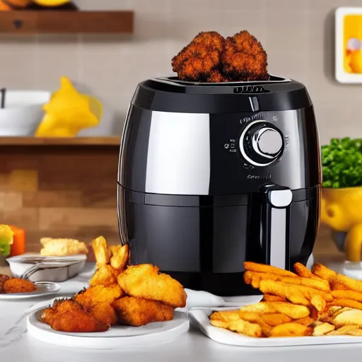 Image similar to air fryer gets revealed as a smash bros character, air fryer joins the fight, screenshot