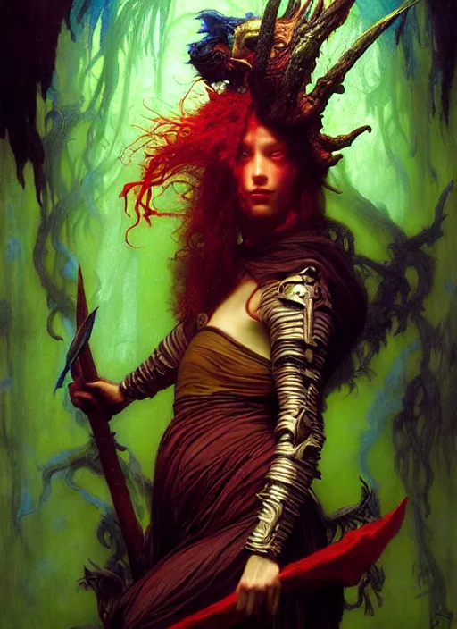 Prompt: wizard casting acid splash, dnd character art portrait, dark fantasy art, intricate fantasy painting, dramatic lighting, vivid colors, deviantart by edgar maxence and caravaggio and michael whelan and delacroix.