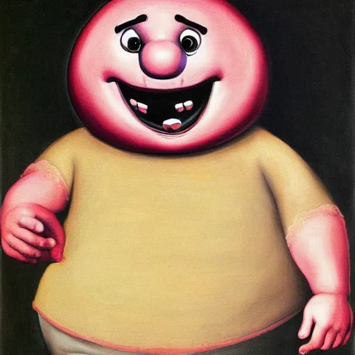 Prompt: a painting of the Kool-Aid Man mascot by Agnolo Bronzino