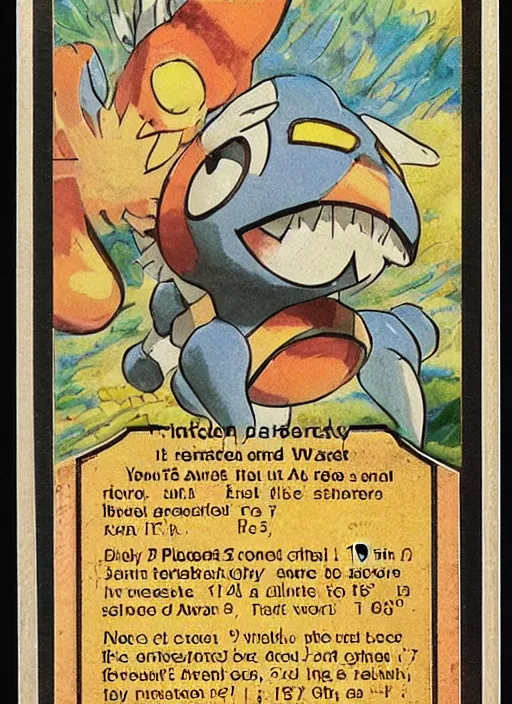 Prompt: a single pokemon card art from 1 9 2 0's award winning art