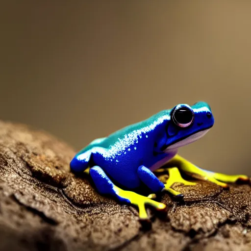 Image similar to an award winning photo of a poison dart frog looking at the camera, nature photography, National Geographic, 4k