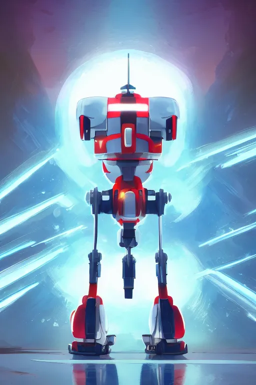 Image similar to metabots medabots medarotto medarot robot minimalist comics, behance hd by jesper ejsing, by rhads, makoto shinkai and lois van baarle, ilya kuvshinov, rossdraws global illumination ray tracing hdr radiating a glowing aura