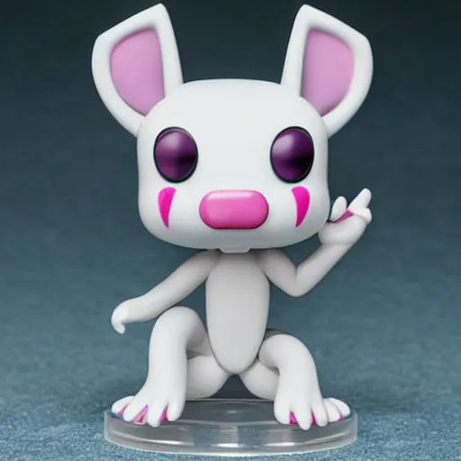 Image similar to A funko pop of Mewtwo