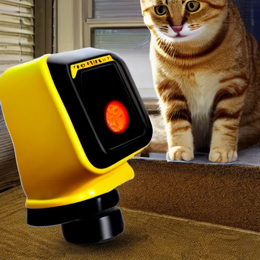 Image similar to cat, thermal imaging camera