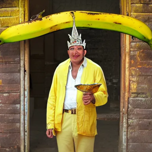 Prompt: banana king
