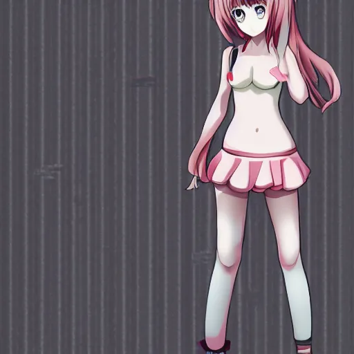 Image similar to anime girl more morphism
