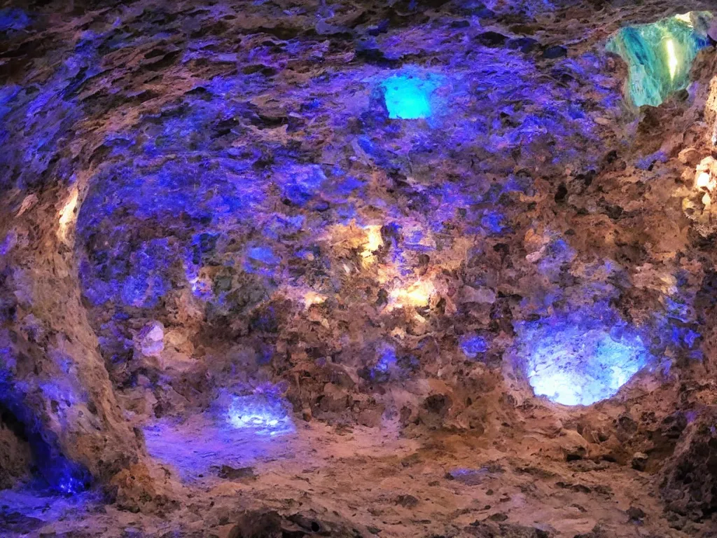 Image similar to space grotto.