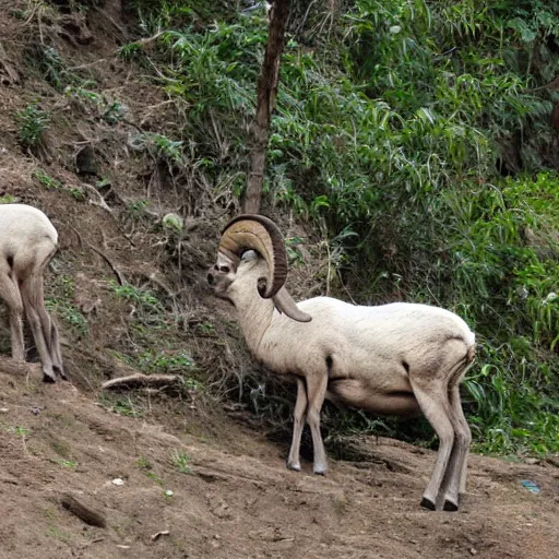 Prompt: bighorn sheep in dhaka