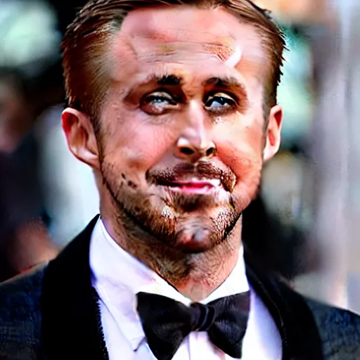 Prompt: Ryan Gosling smoking