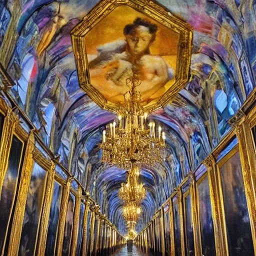 Image similar to hall of mirrors