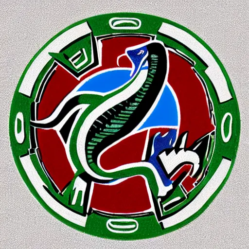 Prompt: quetzalcoatl the official feathered serpent god the nfl
