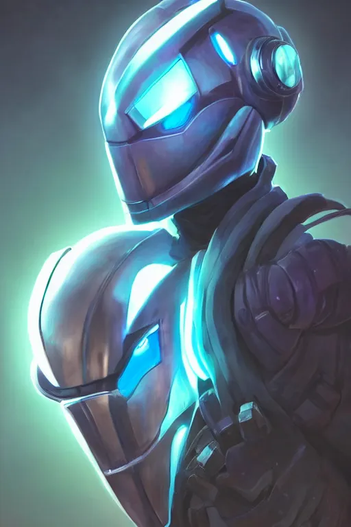 Image similar to epic mask helmet robot ninja portrait stylized as fornite style game design fanart by concept artist gervasio canda, behance hd by jesper ejsing, by rhads, makoto shinkai and lois van baarle, ilya kuvshinov, rossdraws global illumination radiating a glowing aura global illumination ray tracing hdr render in unreal engine 5