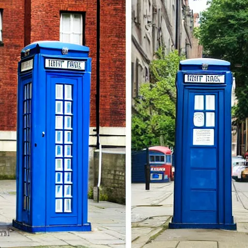 Image similar to 1950s metropolitan police box, 1950s police box, london police box