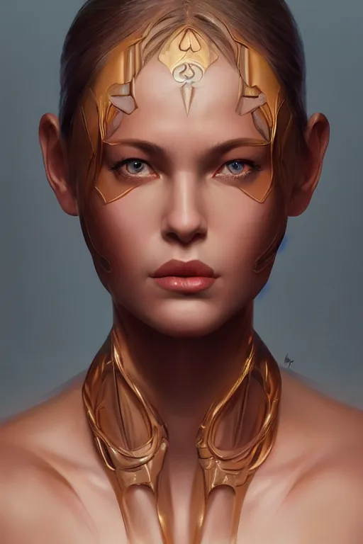 Image similar to Ctulhu world single female character creation, bodysuit, reflections, focus, detailed, realistic eyes, symmetric body features proportions, golden ratio face, intricate facial skin details, award winning, trending in cgsociety artstation deviant art, octane render, boris Vallejo and Tom Bagshaw