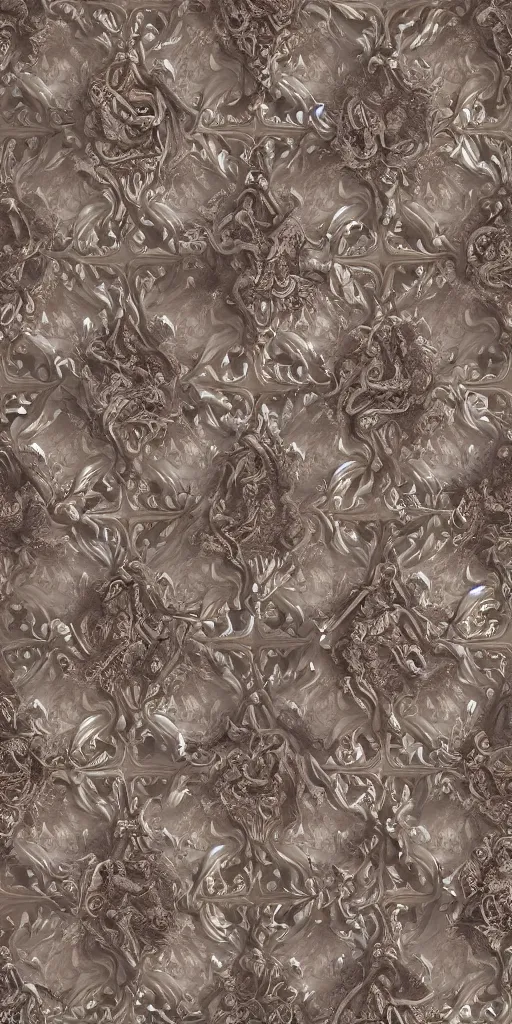 Image similar to the source of future growth dramatic, elaborate emotive Baroque and Rococo styles to emphasise beauty as a transcendental, seamless pattern, symmetrical, 8k image, supersharp, no blur, sharp focus, insanely detailed and intricate, Octane render, 8K