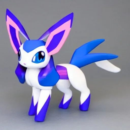 STL file SYLVEON KAWAII - pokemon figurine 🐉・3D printing idea to