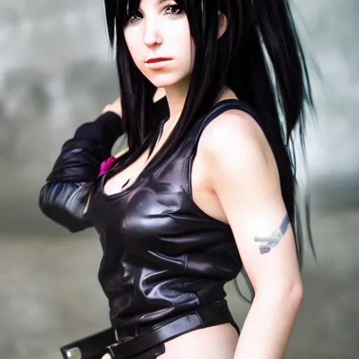 Image similar to tifa lockhart by mingchen shen