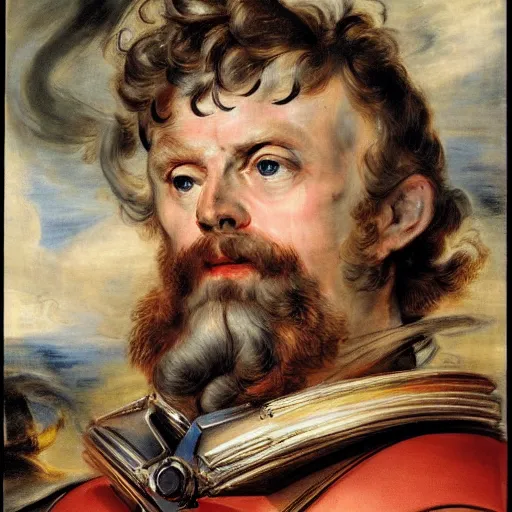 Image similar to peter paul rubens as consequences of wars with mecha gundam invited, random content position, delete duplicate content, photorealistic details content, incrinate, masterpiece, ultra detailed face structures