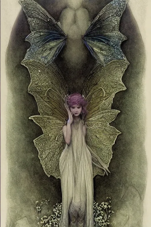 Prompt: a faerie, symmetry, detailed, by jean - baptiste monge and maxfield parrish