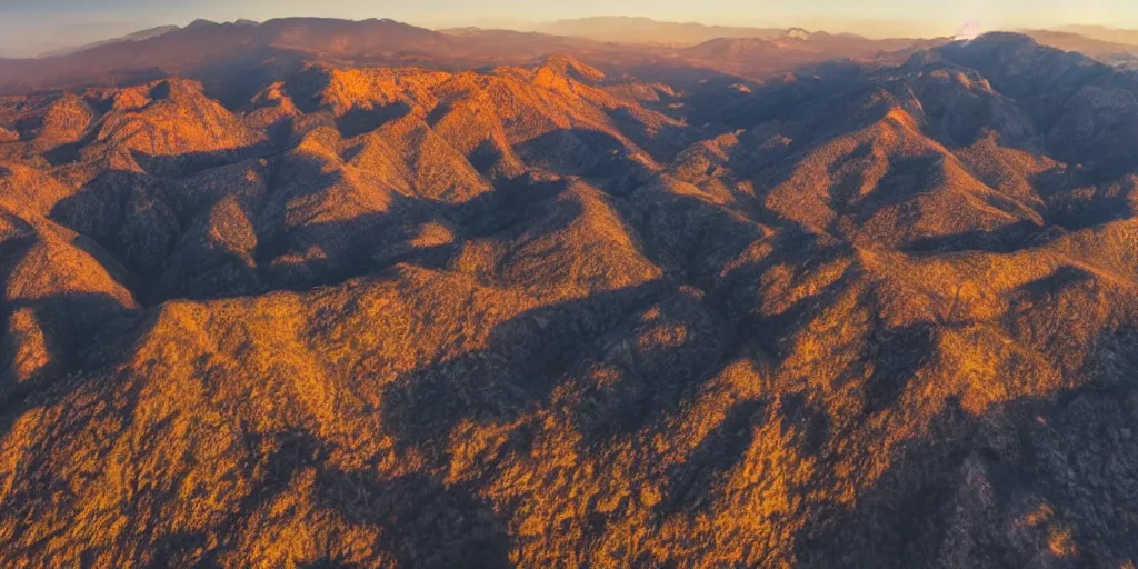 Image similar to drone shot photo of a landscape with mountains and acanyon, wallpaper, very very wide shot, national geographic, award landscape photography, professional landscape photography, sunny, day time, beautiful