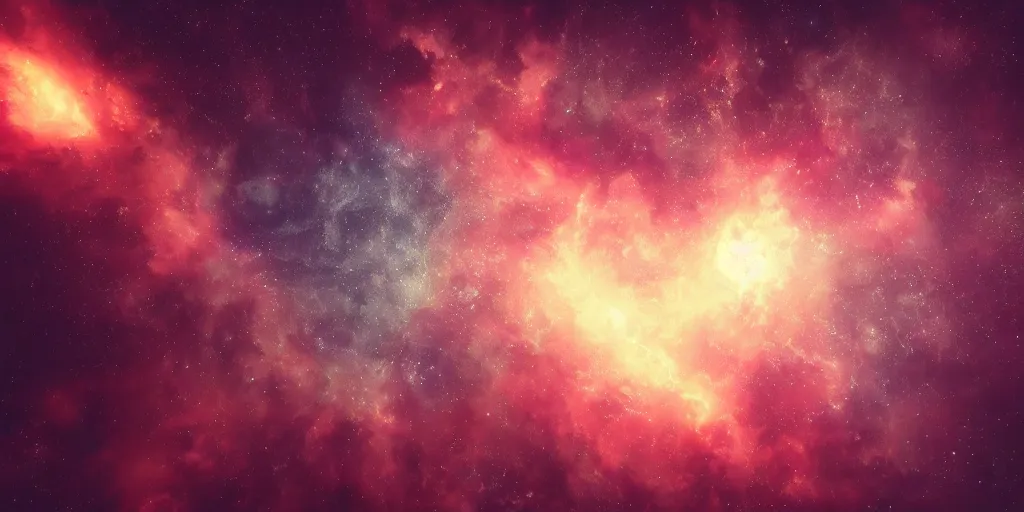 Prompt: the outer space nebulae are dark epic and beautiful, highly detailed, houdini simulation, octane render, majestic, mysterious, double - exposure, light, tones of black in background, sublime, soft lighting, ray tracing global illumination, translucid luminescence, lumen reflections