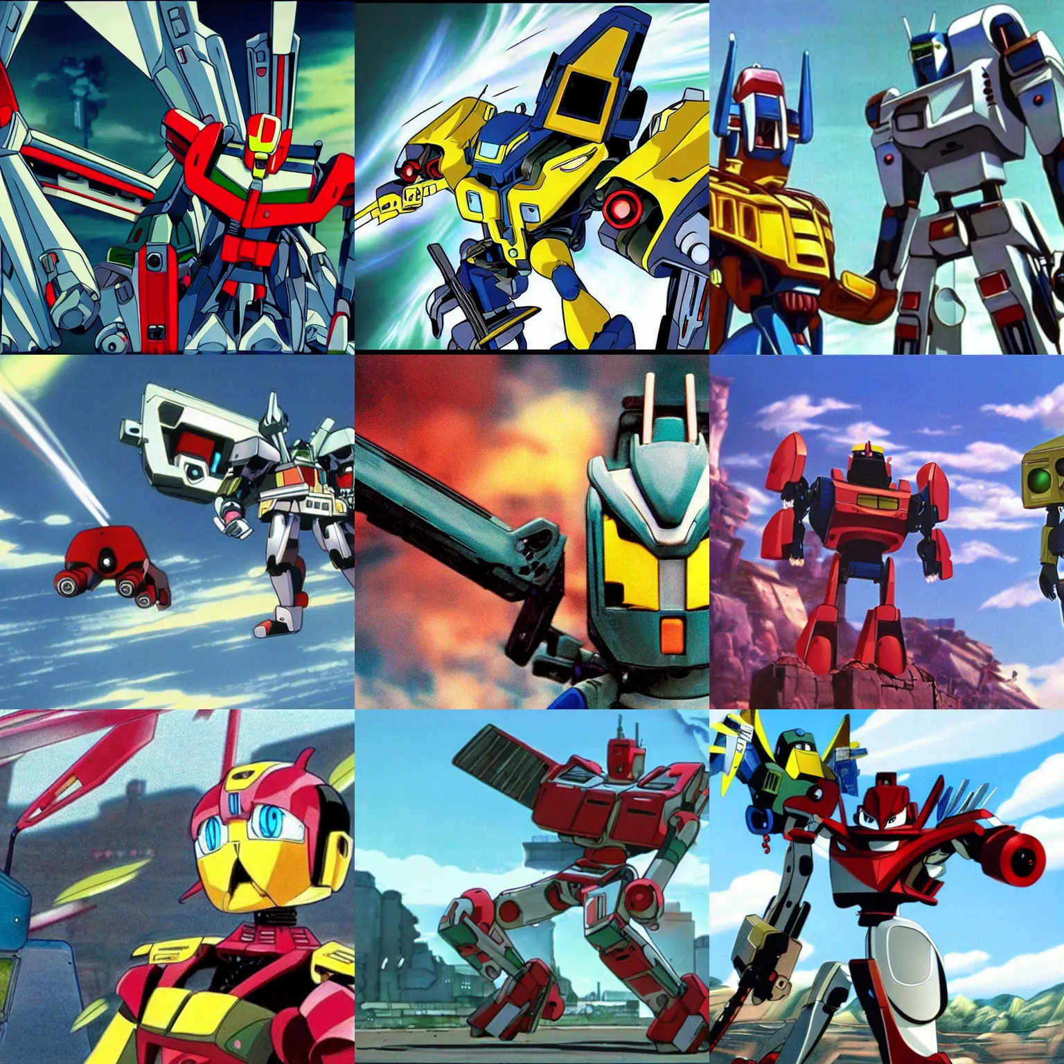 Prompt: parrot robot, transformers anime, by hayao miyazaki and michael bay