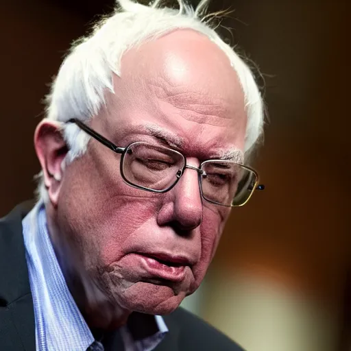 Image similar to realistic marble statue of president bernie sanders, hd 4 k hyper realistic