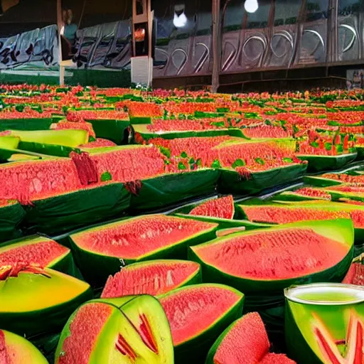 Image similar to Melon nation as a real place on earth