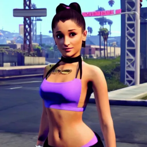 Image similar to Ariana Grande in GTA 5