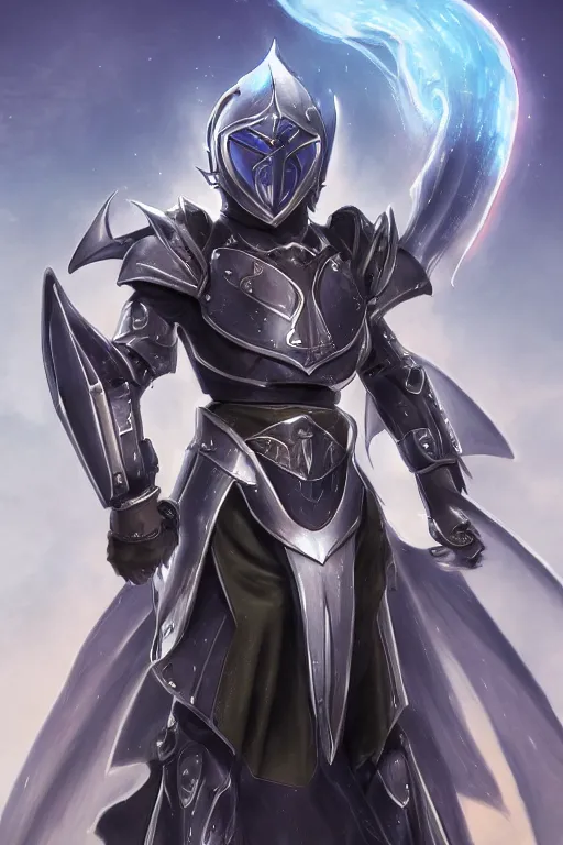 Image similar to helmet armor guardian destiny in witch queen illumination ray tracing hdr fanart arstation by sung choi robot ninja mask and eric pfeiffer and gabriel garza and casper konefal